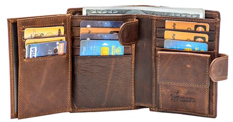 mens leather wallet with rfid protection|men's genuine leather wallet rfid.